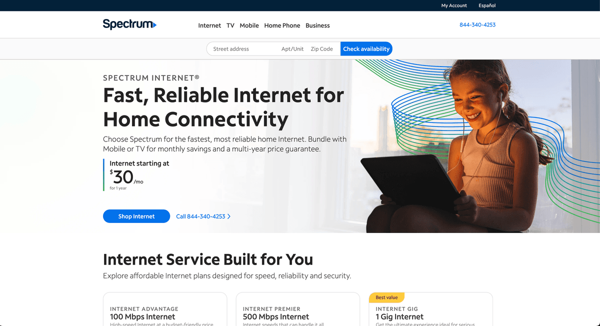 Charter Communications Self-Service Portal