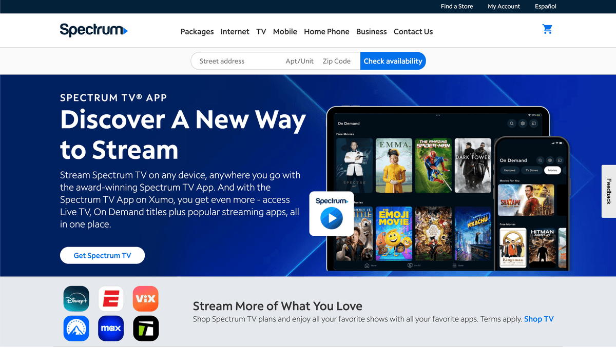 Spectrum Sports and News Streaming App